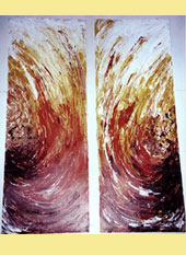 Acrylmalerei-pastoses malen